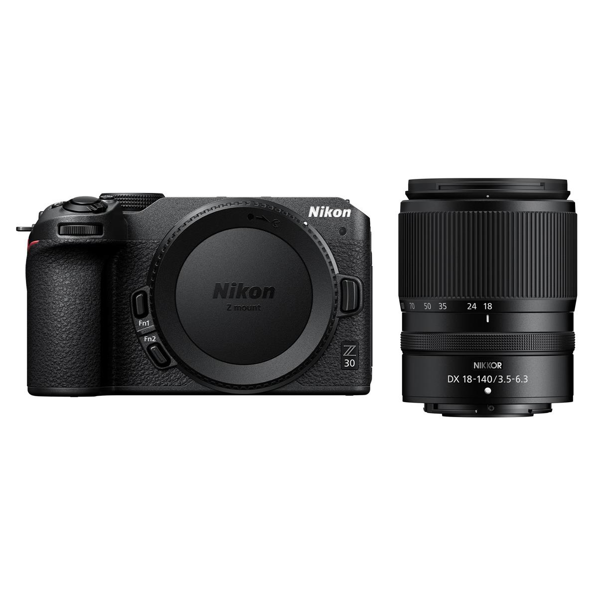 Image of Nikon Z 30 DX-Format Mirrorless Camera with 18-140mm f/3.5-6.3 VR Lens