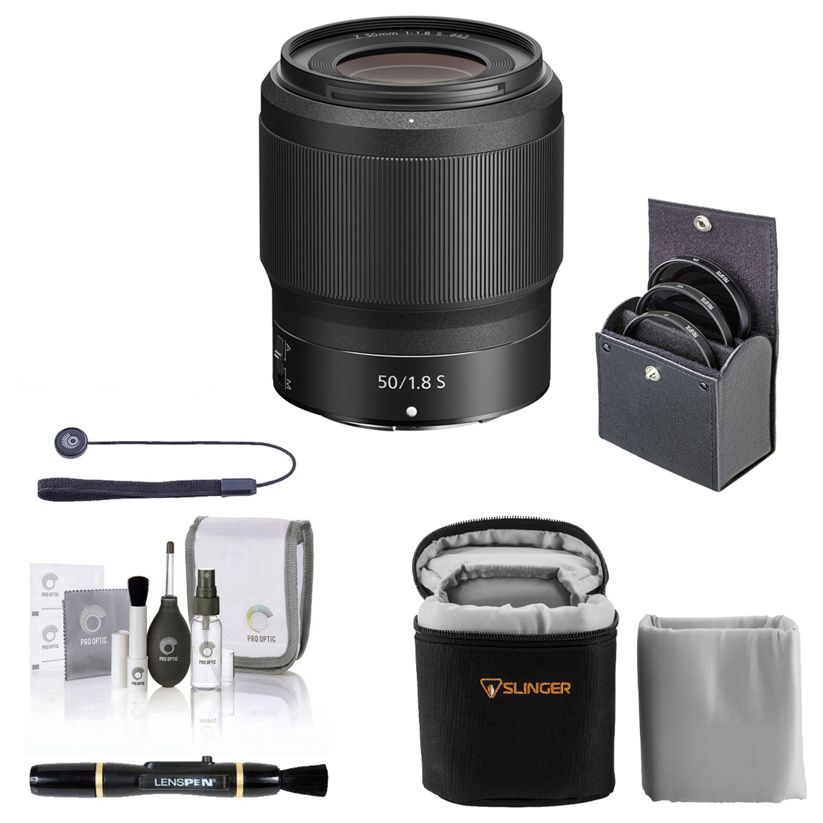 

Nikon NIKKOR Z 50mm f/1.8 S Lens with Essentials Kit