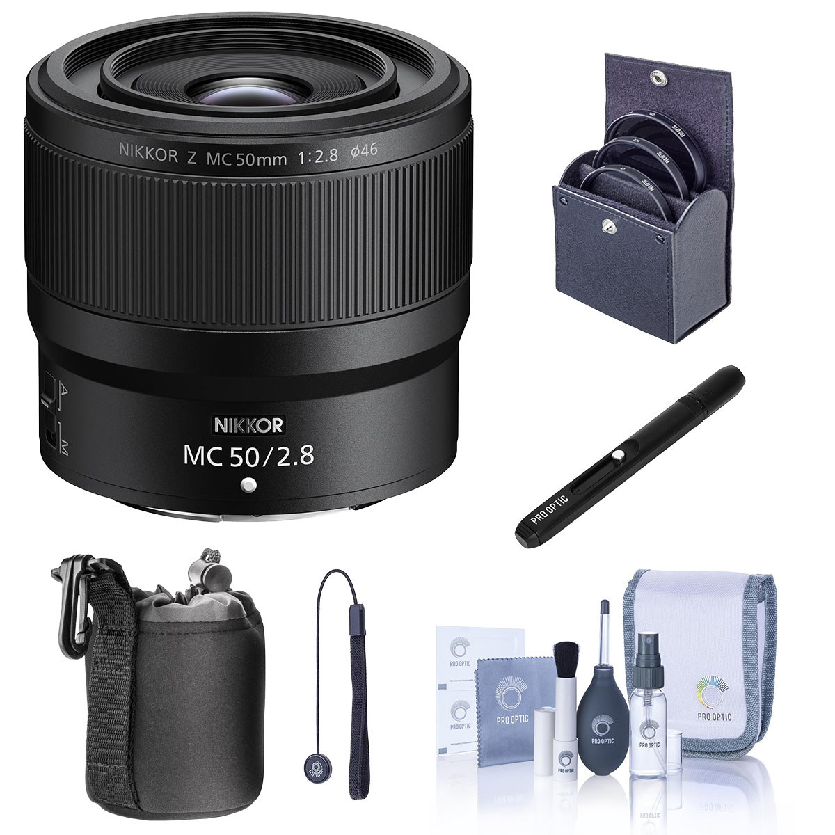 

Nikon NIKKOR Z MC 50mm f/2.8 Lens with Essentials Kit