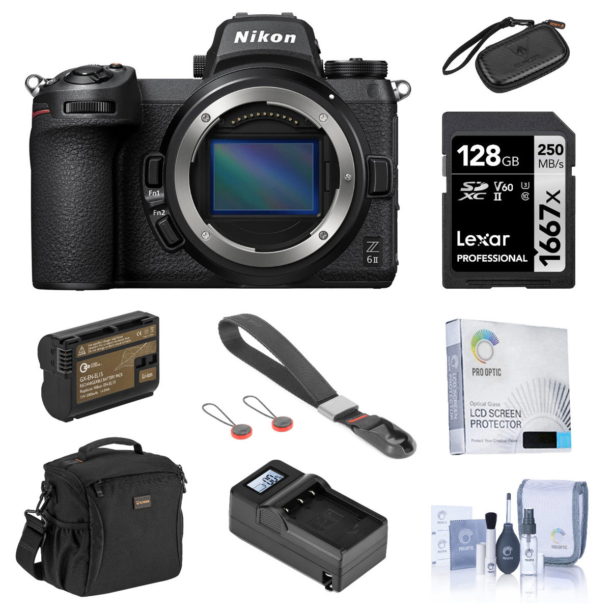 

Nikon Z 6II Mirrorless Digital Camera Body with Essential Accessories Kit
