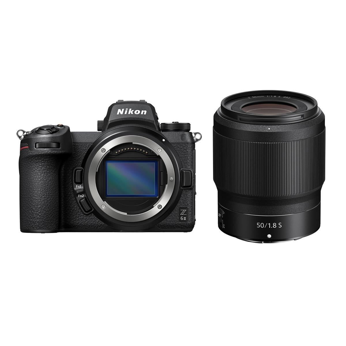 Image of Nikon Z 6II Mirrorless Camera with 50mm f/1.8 S Lens