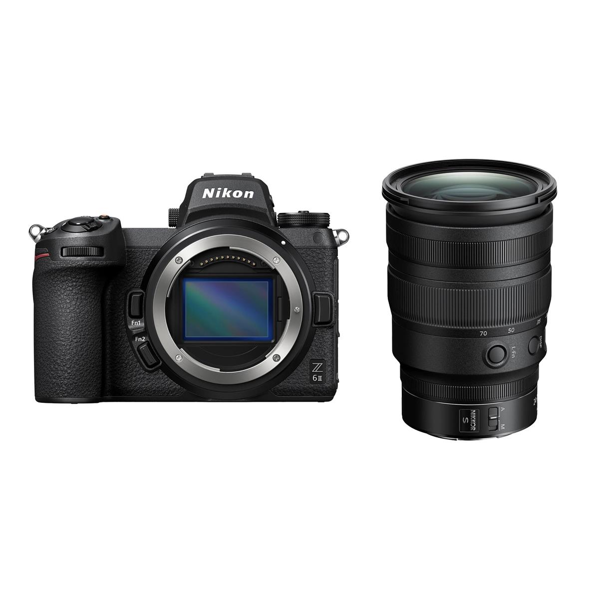 Image of Nikon Z 6II Mirrorless Camera with 24-70mm f/2.8 S Lens