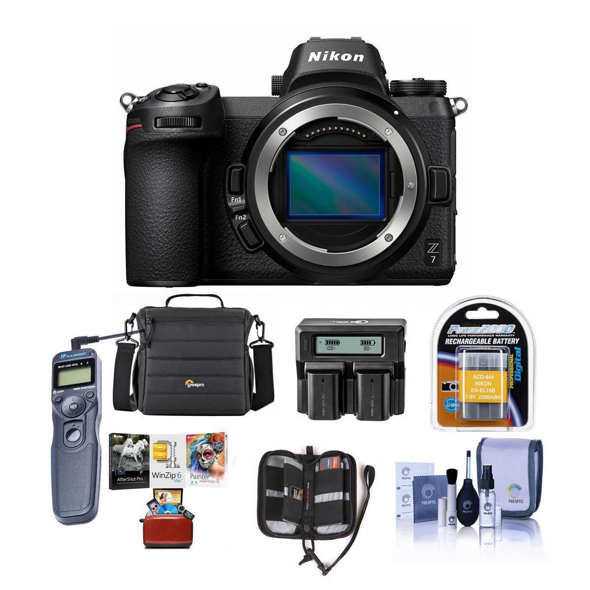 Nikon Z7 FX-Format Mirrorless Camera Body With Free MAC Accessory Bundle
