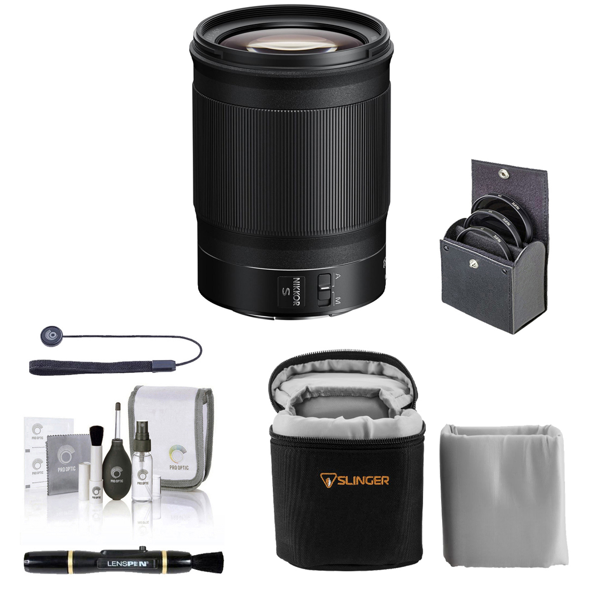 

Nikon NIKKOR Z 85mm f/1.8 S Lens for Nikon Z with Essentials Accessories Kit