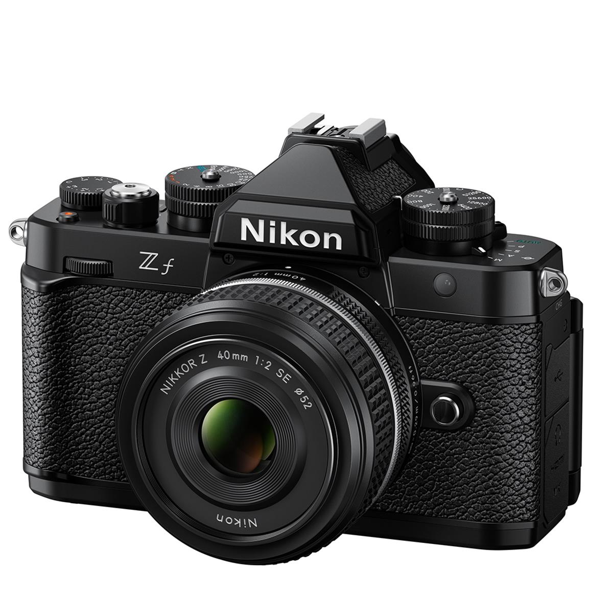 Image of Nikon Z f Mirrorless Camera with NIKKOR Z 40mm f/2 SE Lens