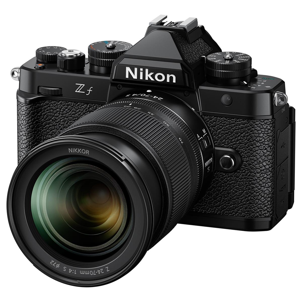 Image of Nikon Z f Mirrorless Camera with NIKKOR Z 24-70mm f/4 S Lens