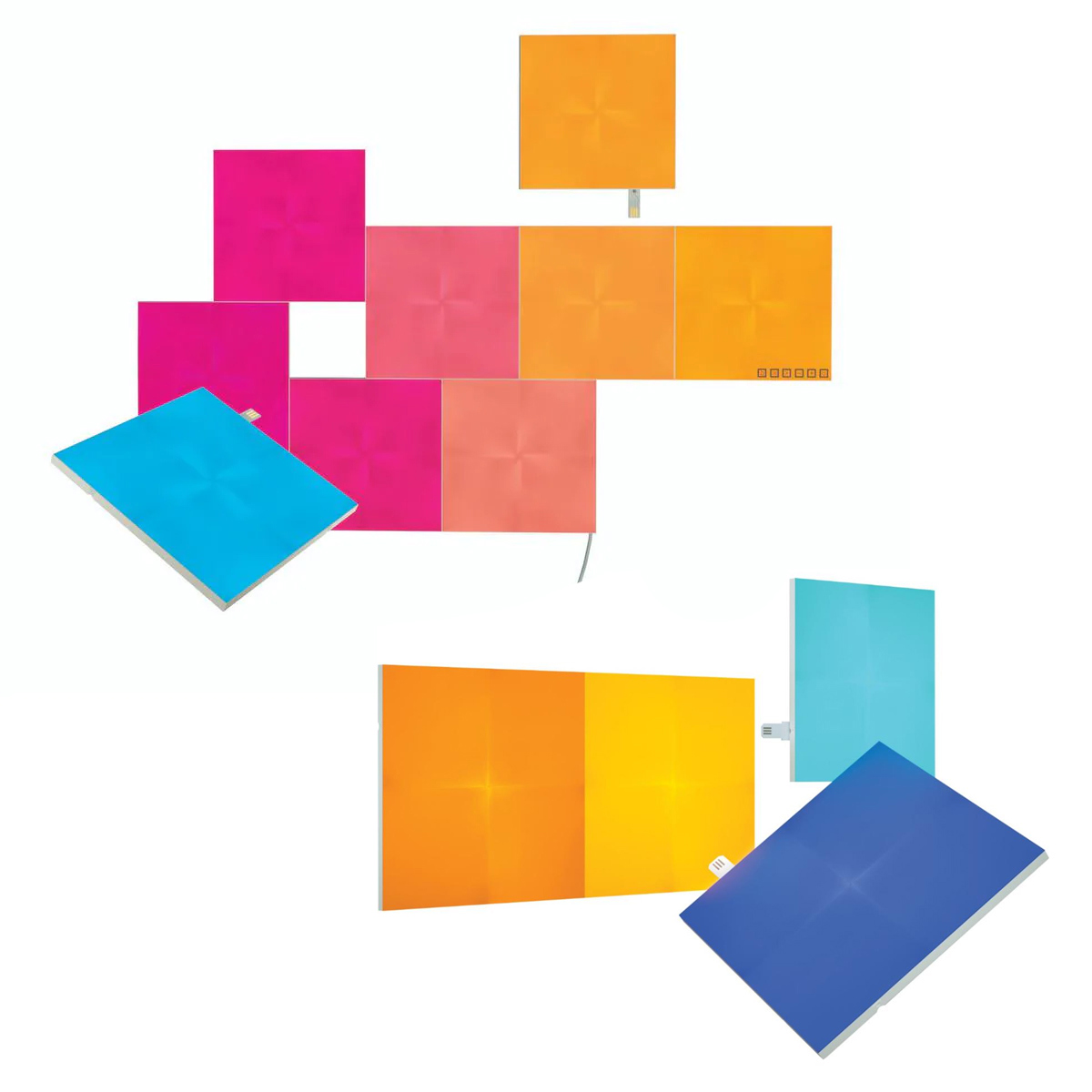 

Nanoleaf Canvas Smarter Kit with 9x Multicolor Light Squares W/2X Expansion Pack