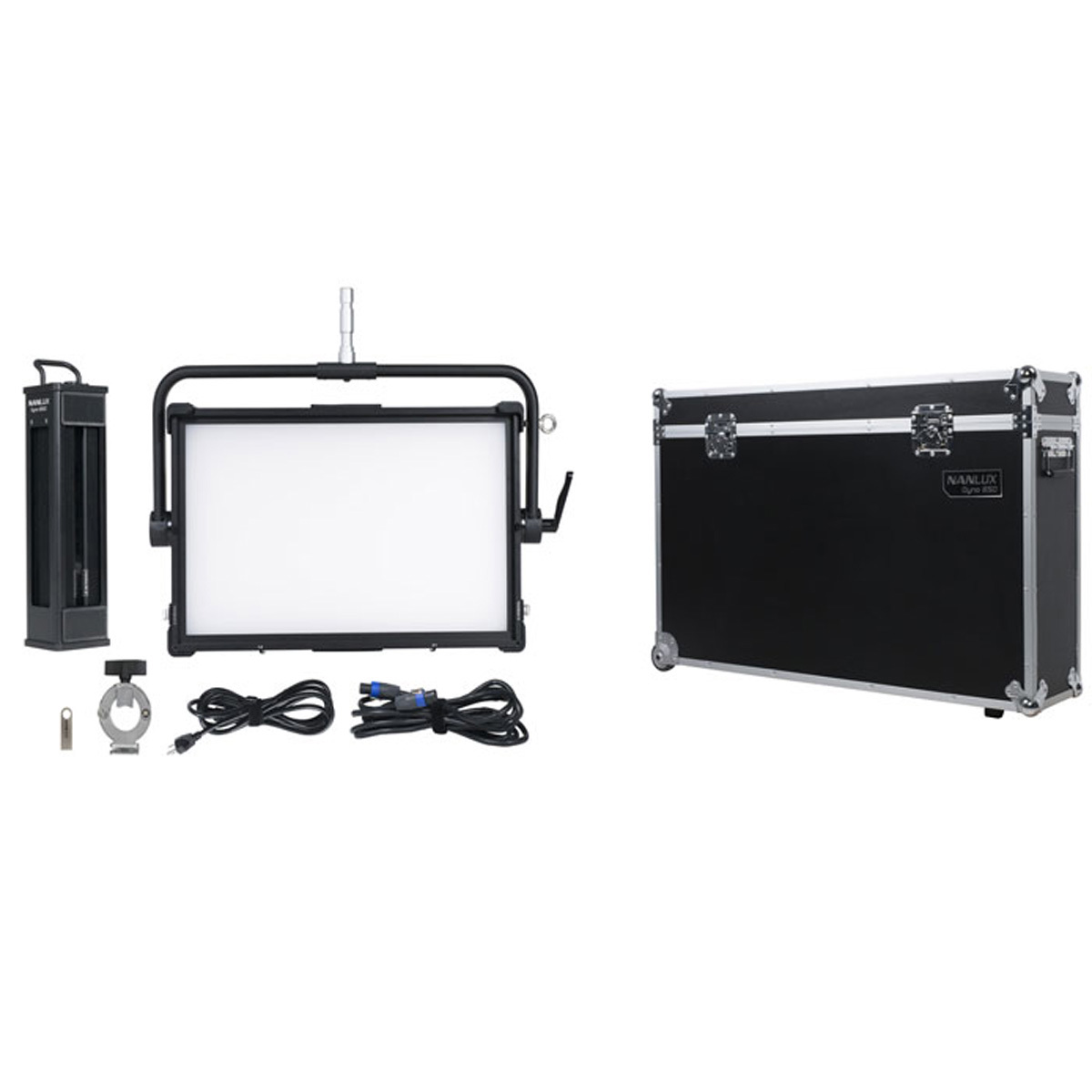 

Nanlux Dyno 650C 650W RGBWW Soft Panel LED Light with Flight Case