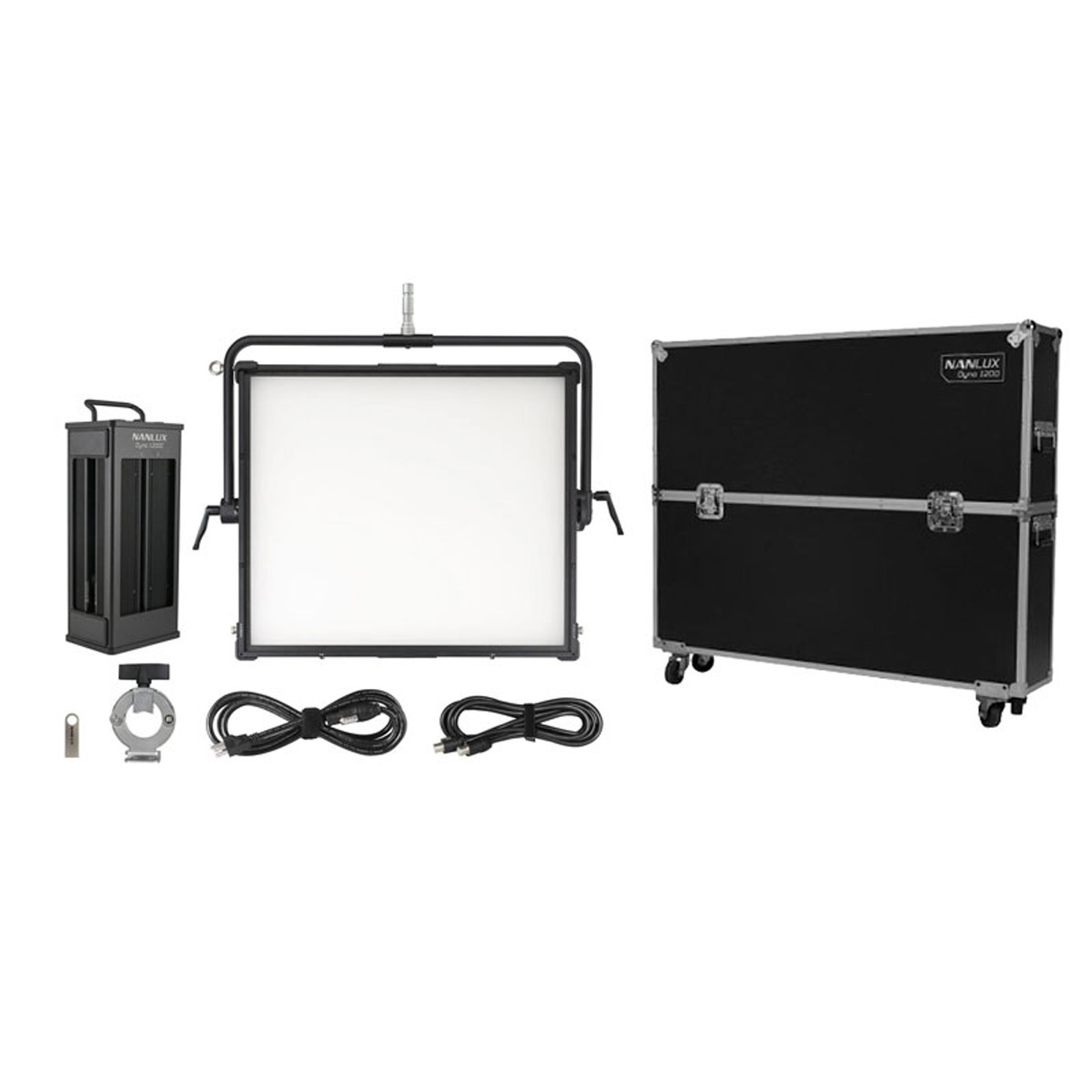 

Nanlux Dyno 1200C 1200W RGBWW Soft Panel LED Light with Flight Case