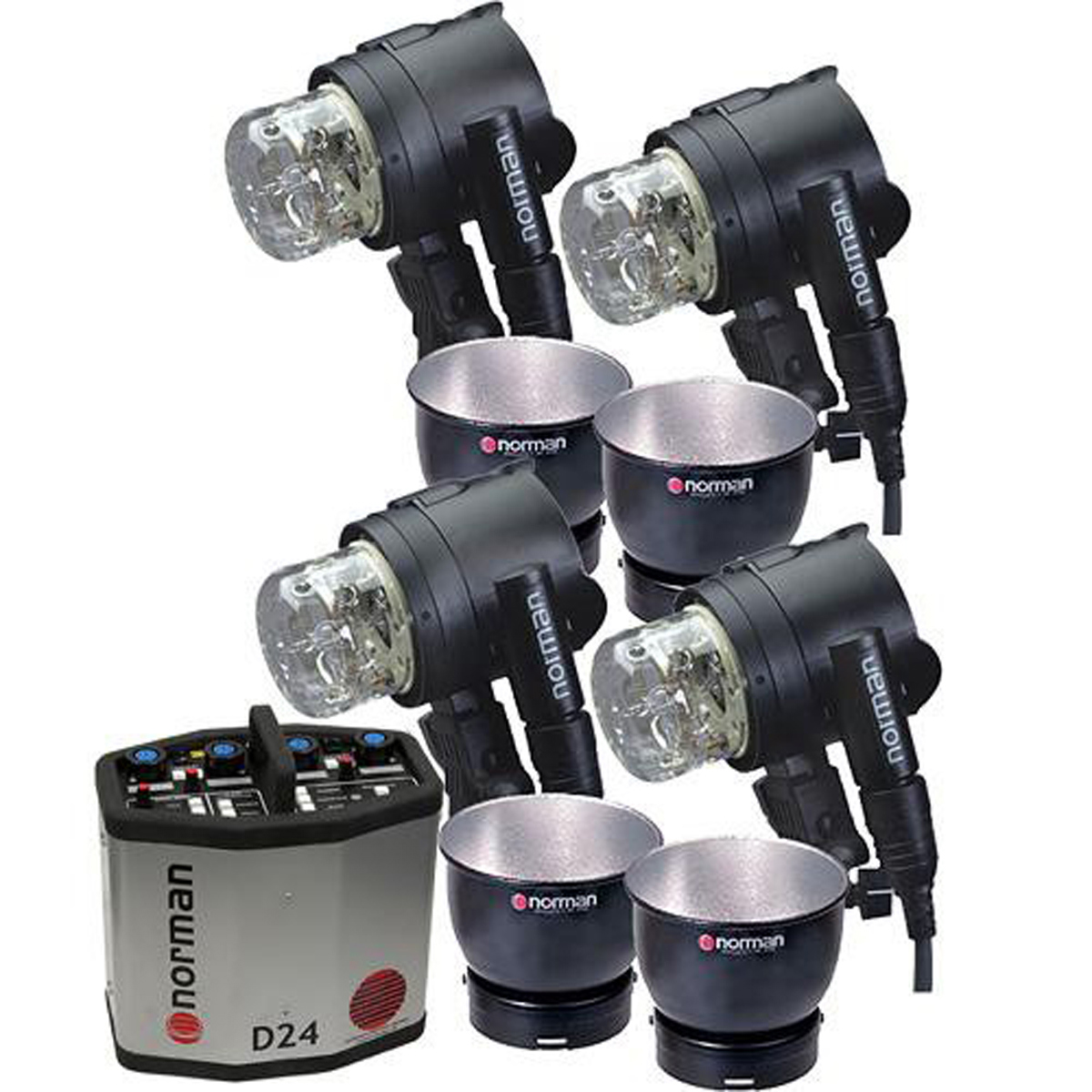 

Norman D24-4 Kit, 2400ws 4 Light Kit