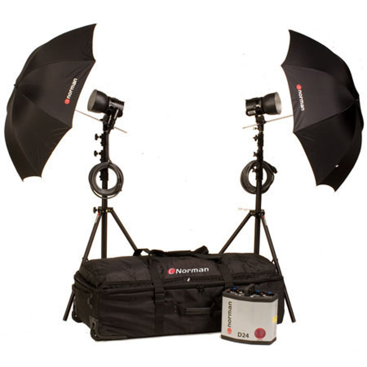 

Norman D24R-2 Kit, 2400ws Basic Kit