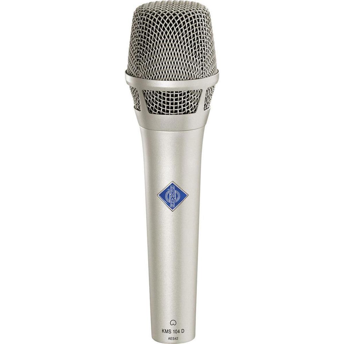 

Neumann KMS104 Plus Cardioid Microphone with KMS Pouch/SG105 Stand Clamp, Nickel