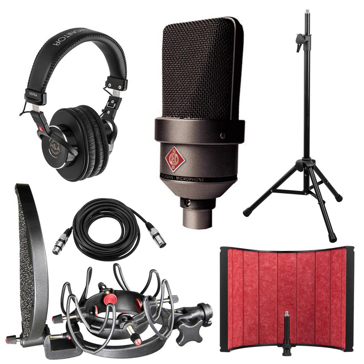 

Neumann TLM 103 MT Cardioid Studio Condenser Microphone, Black, Accessories Kit