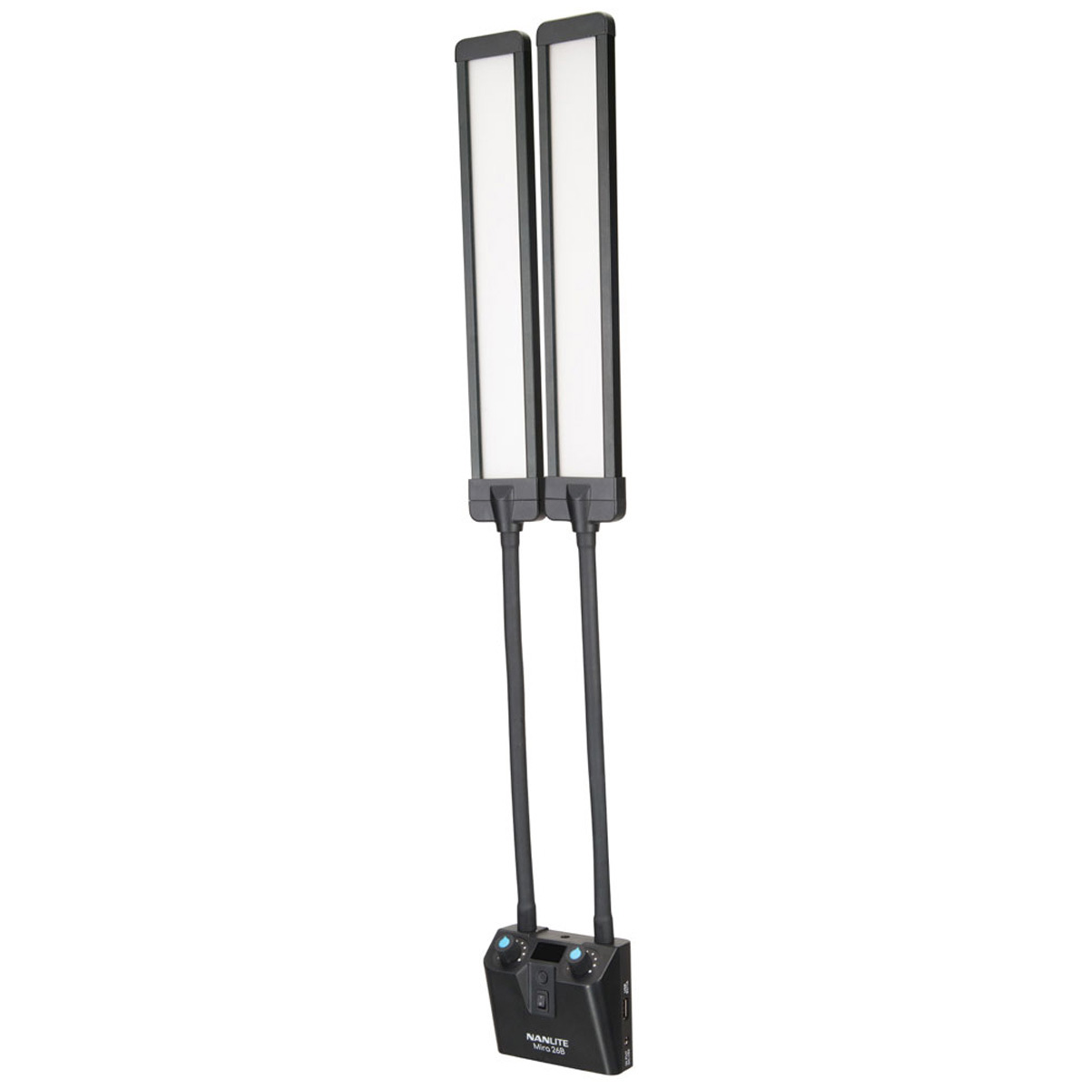 

NanLite Mira 26B Dual Flex Arm Beauty LED Light w/USB Power Passthrough, Stand