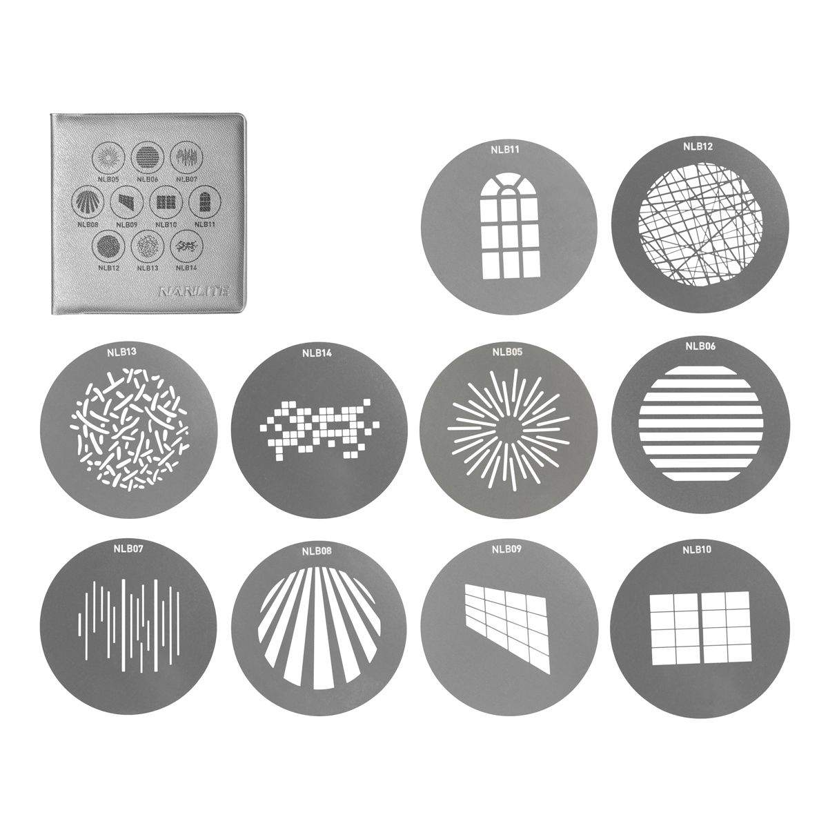 

NanLite Gobo Set 1 for PJ-BM Projection Attachment