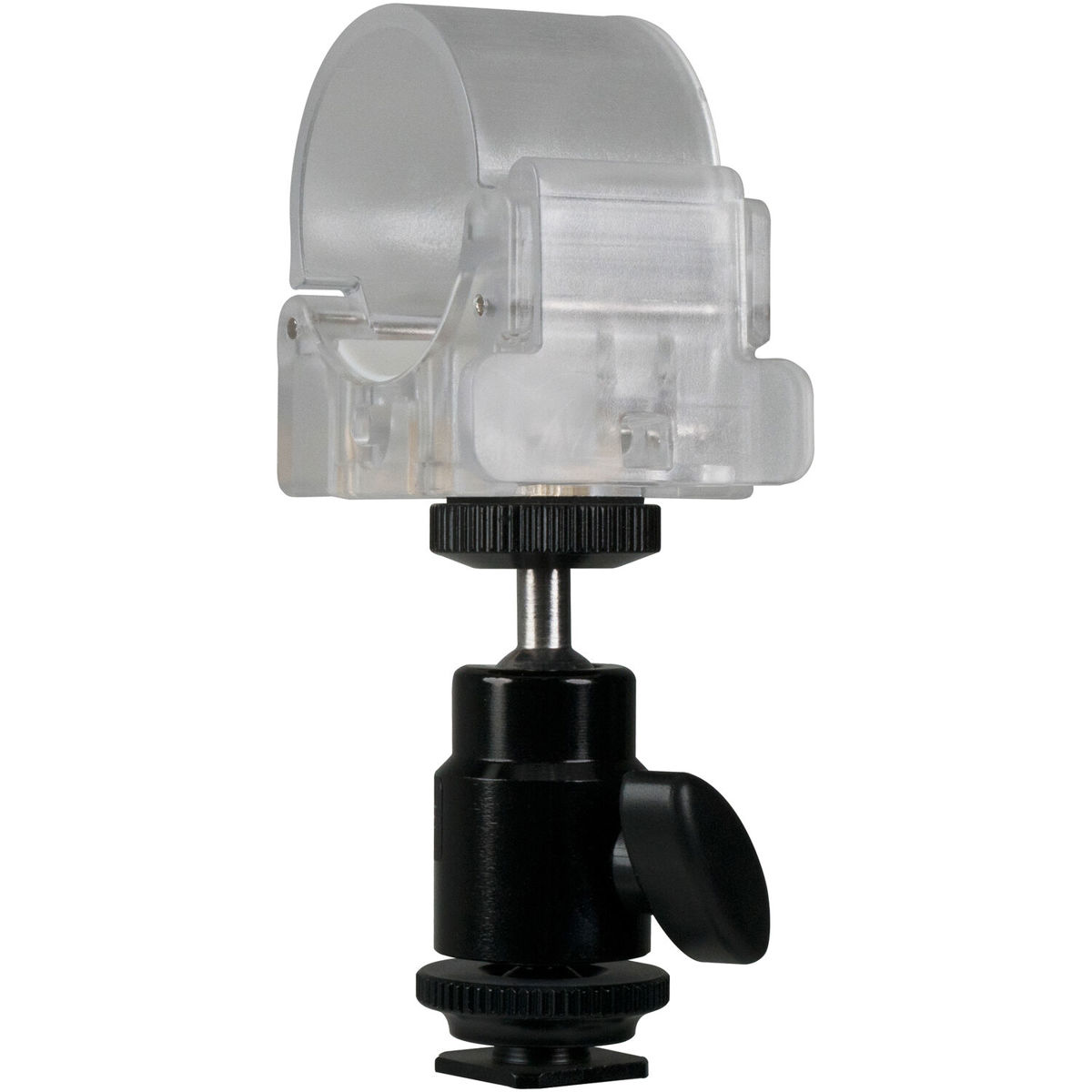 

NanLite Pavotube Transparent Polycarbonate Clip with Mini Ball Head