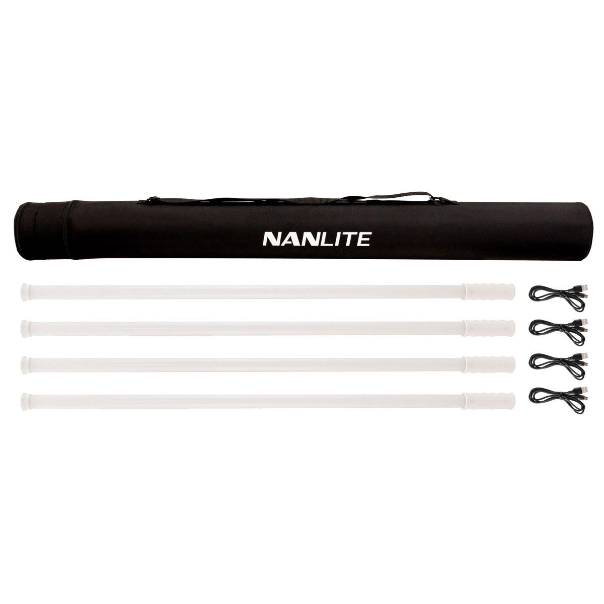 Photos - Studio Lighting Pixel NanLite PavoTube T8-7X 3' 8W RGBWW LED  Tube 4-Light Kit PTT87X4KIT 