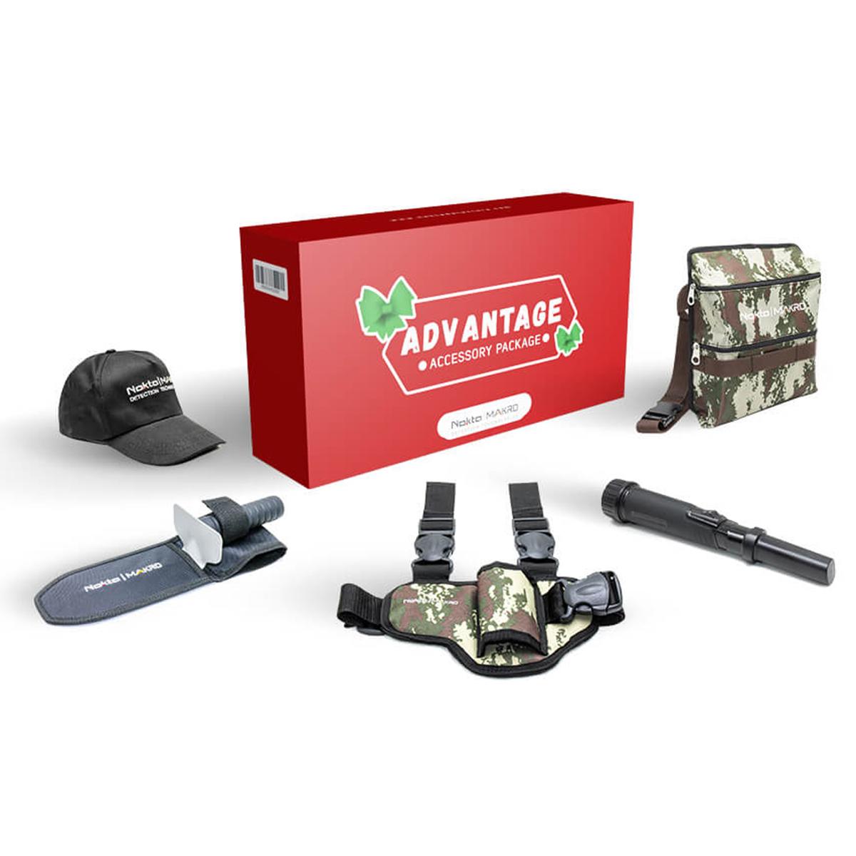

Nokta Advantage Accessory Package with Pin Pointer, Digger, Pouch & Cap