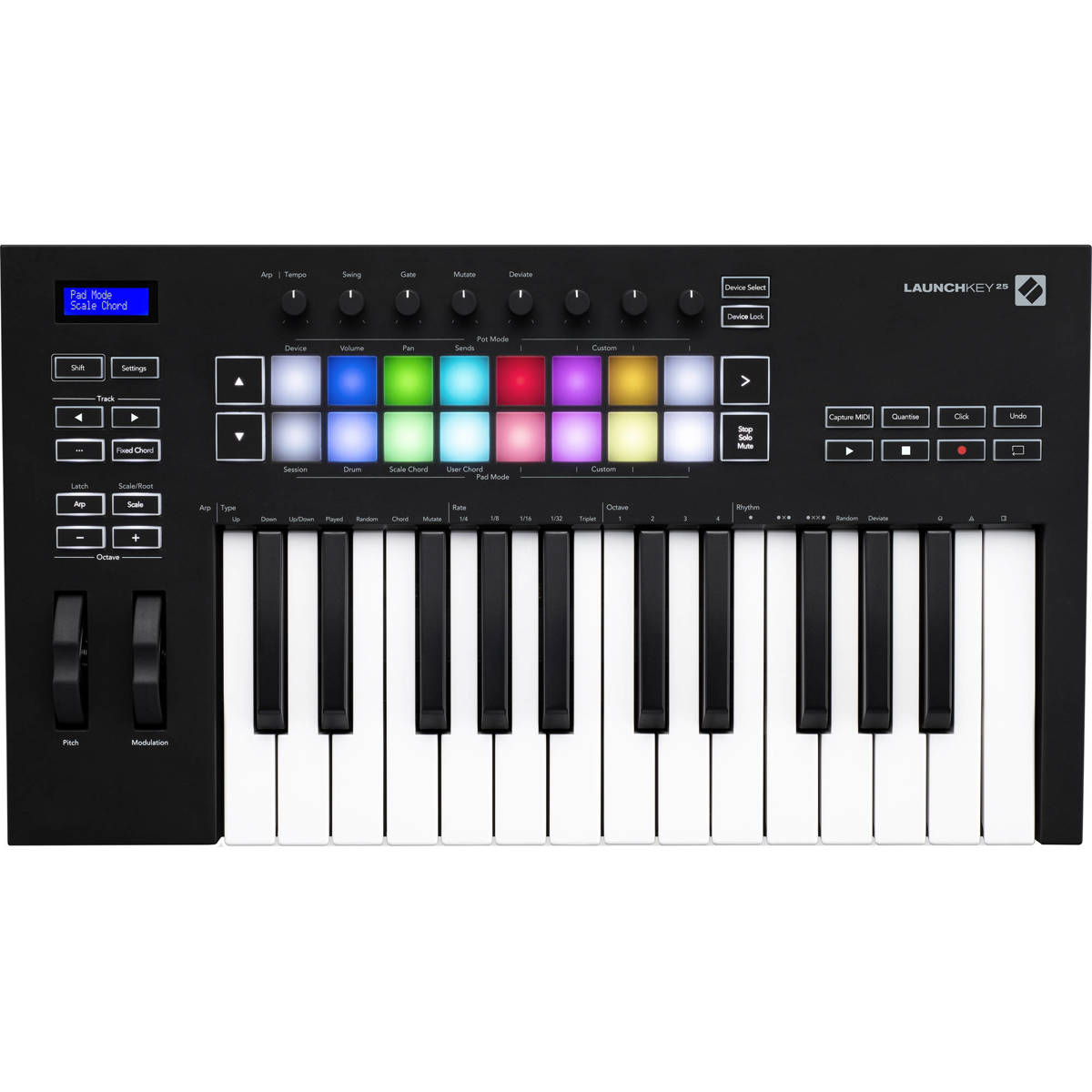 

Novation LaunchKey 25 MK3 25-Key USB MIDI Keyboard Controller