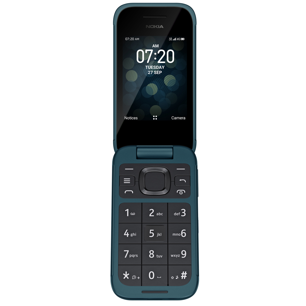 Nokta Nokia 2780 Flip TA-1420 2.7" QVGA 512MB 4G LTE GSM Phone, Unlocked, Blue