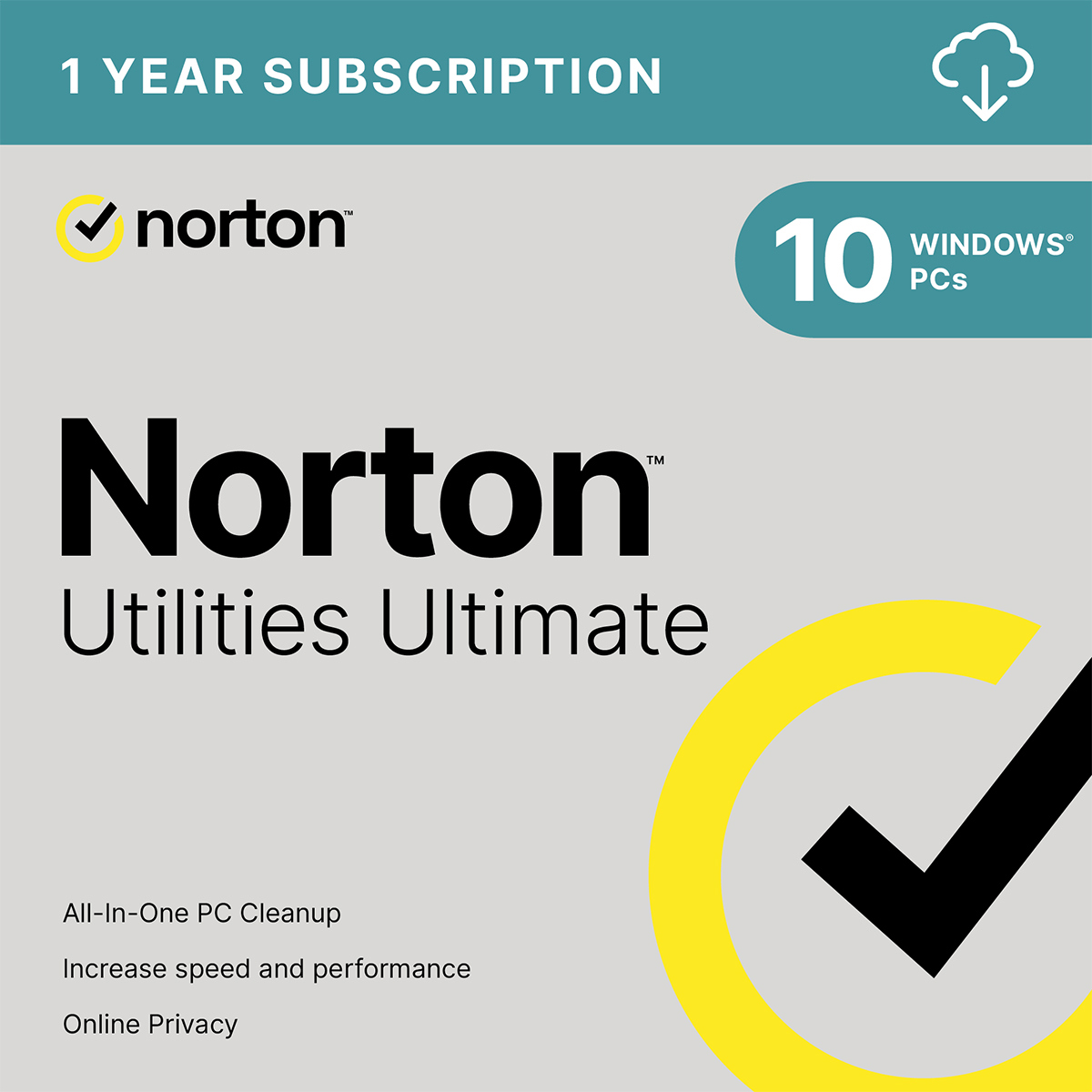 Image of Norton Utilities Ultimate 1-Year PC Cleanup Software License