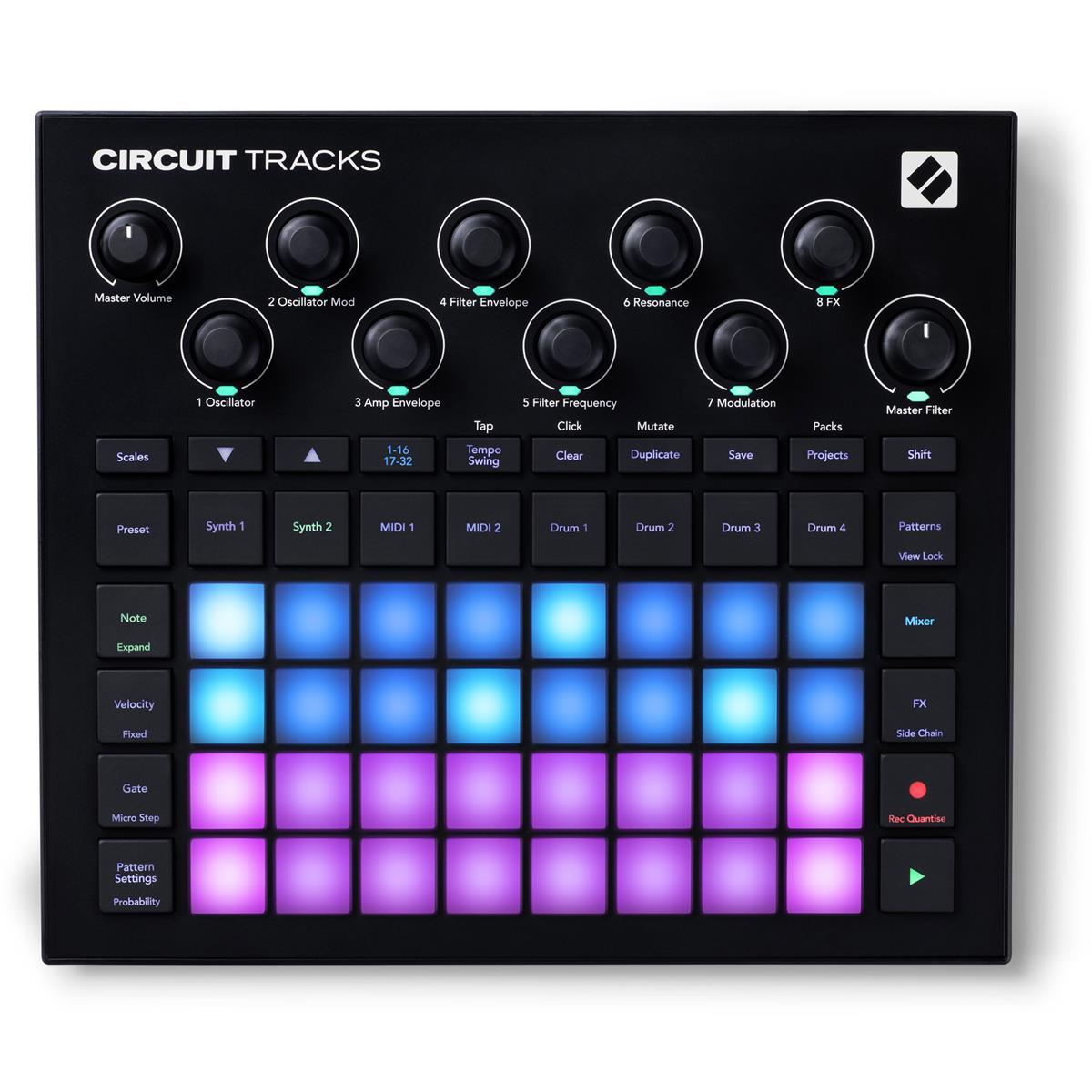 Image of Novation Circuit Tracks Standalone Groovebox with Synths
