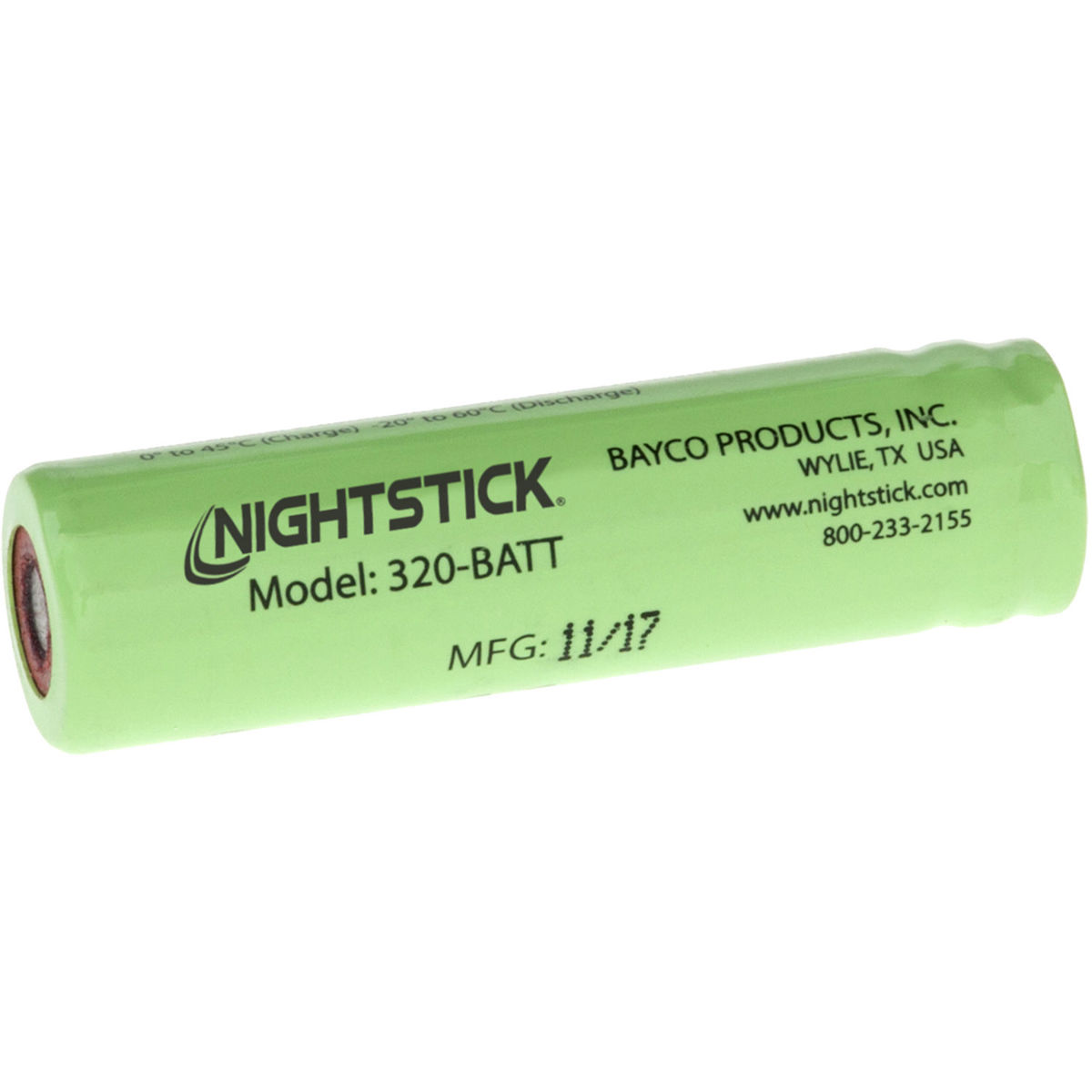 

Nightstick 320-BATT 3.6V 800mA Lithium-ion Rechargeable Battery, Green