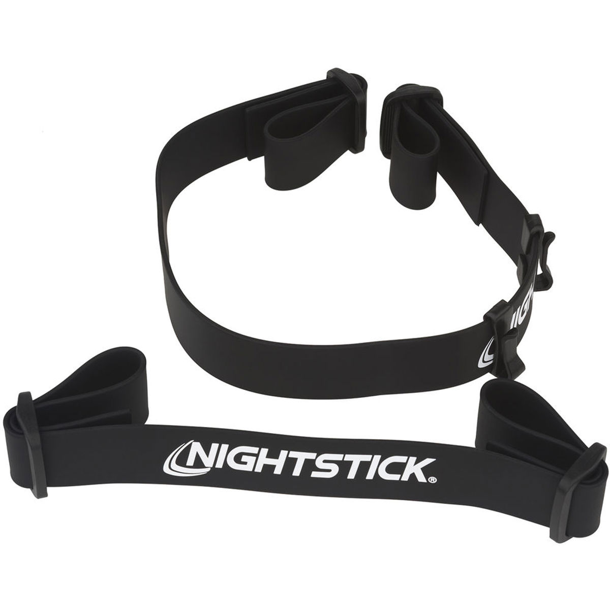 

Nightstick 4612-RSTRAP Replacement Heavy-Duty Rubber Head Strap, 2-Pack, Black