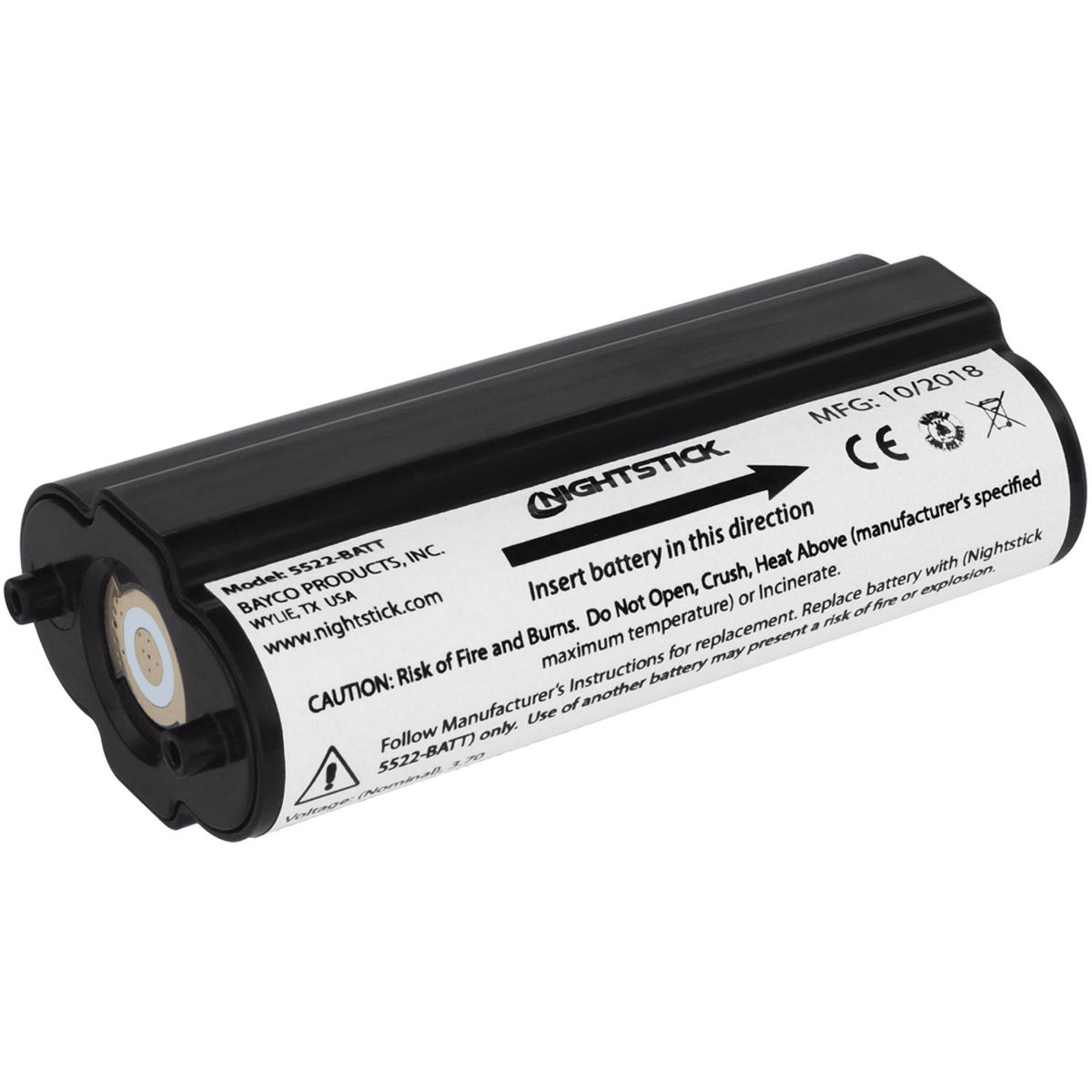 

Nightstick 3.7V 2600mA Li-ion Rechargeable Battery for 5522 LED Lights