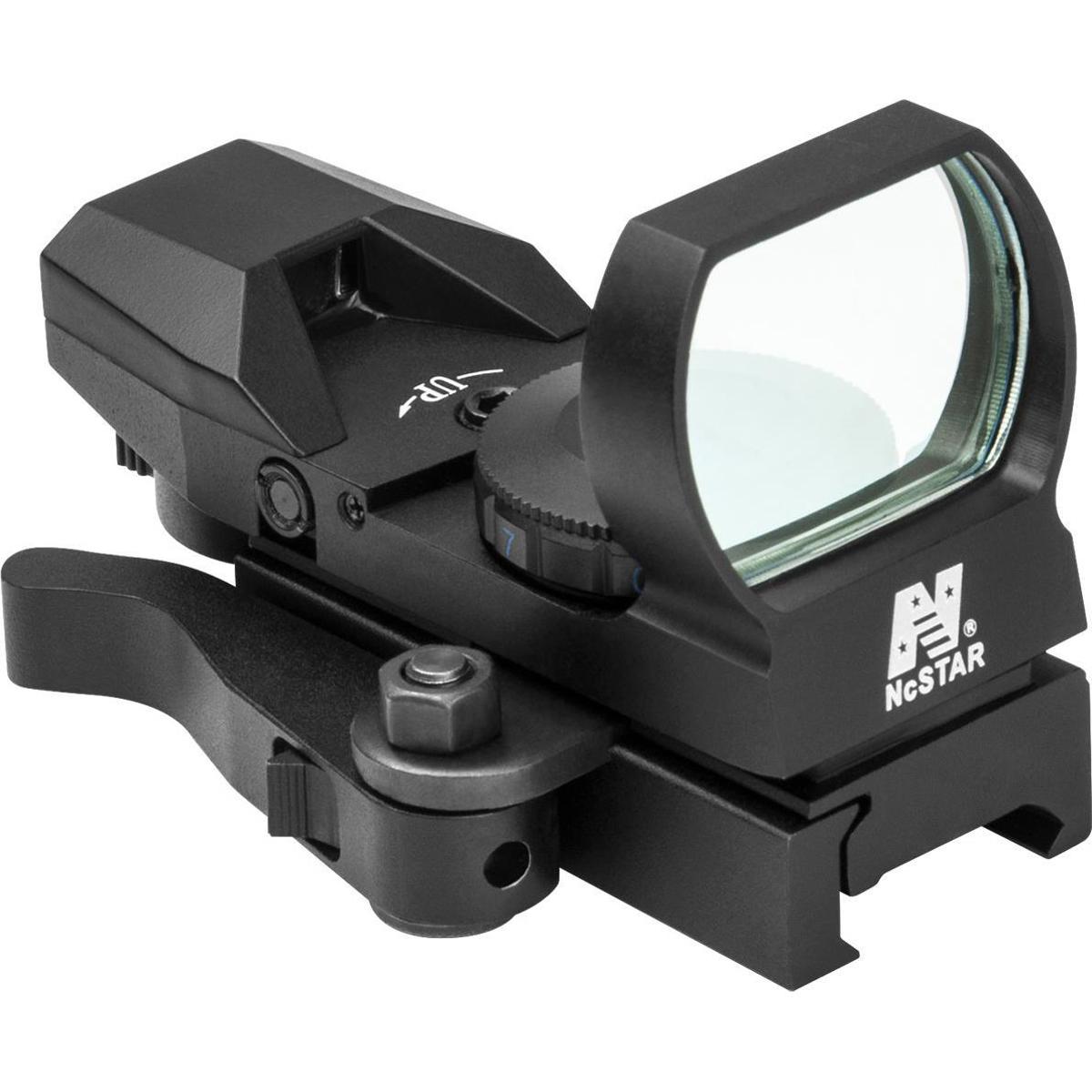 

NcSTAR D4BLQ Blue Four Reticle Reflex Sight with QR Mount, Black