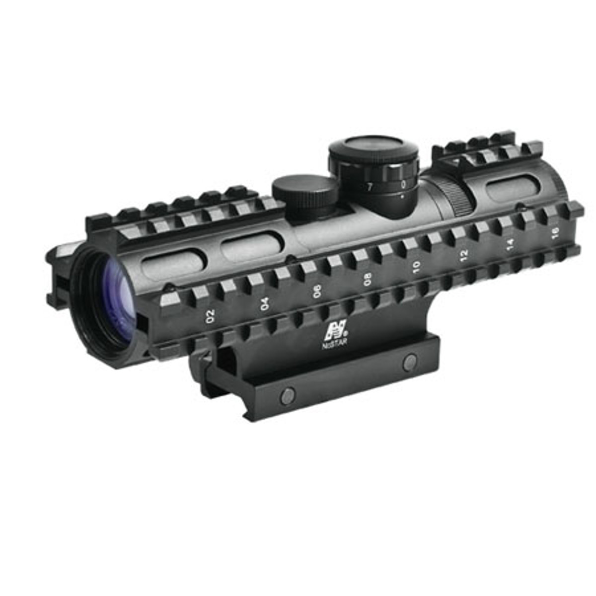 

NcSTAR 2-7x32mm Tactical Riflescope, Illum Mil-Dot Reticle, Picatinny Mount