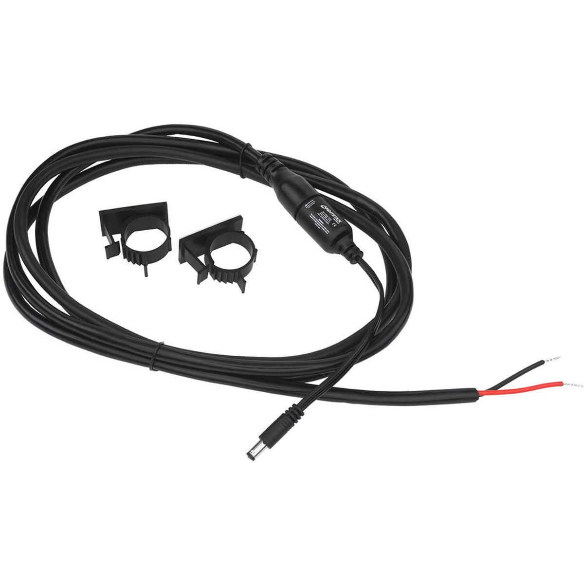 

Nightstick NS-DW12 12V Vehicle Direct Wire Kit, Straight Barrel Plug, Black