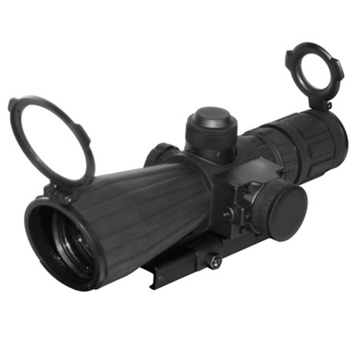

NcSTAR 4x32mm SRT Riflescope, Illum Mil-Dot Reticle, Integrated Mount