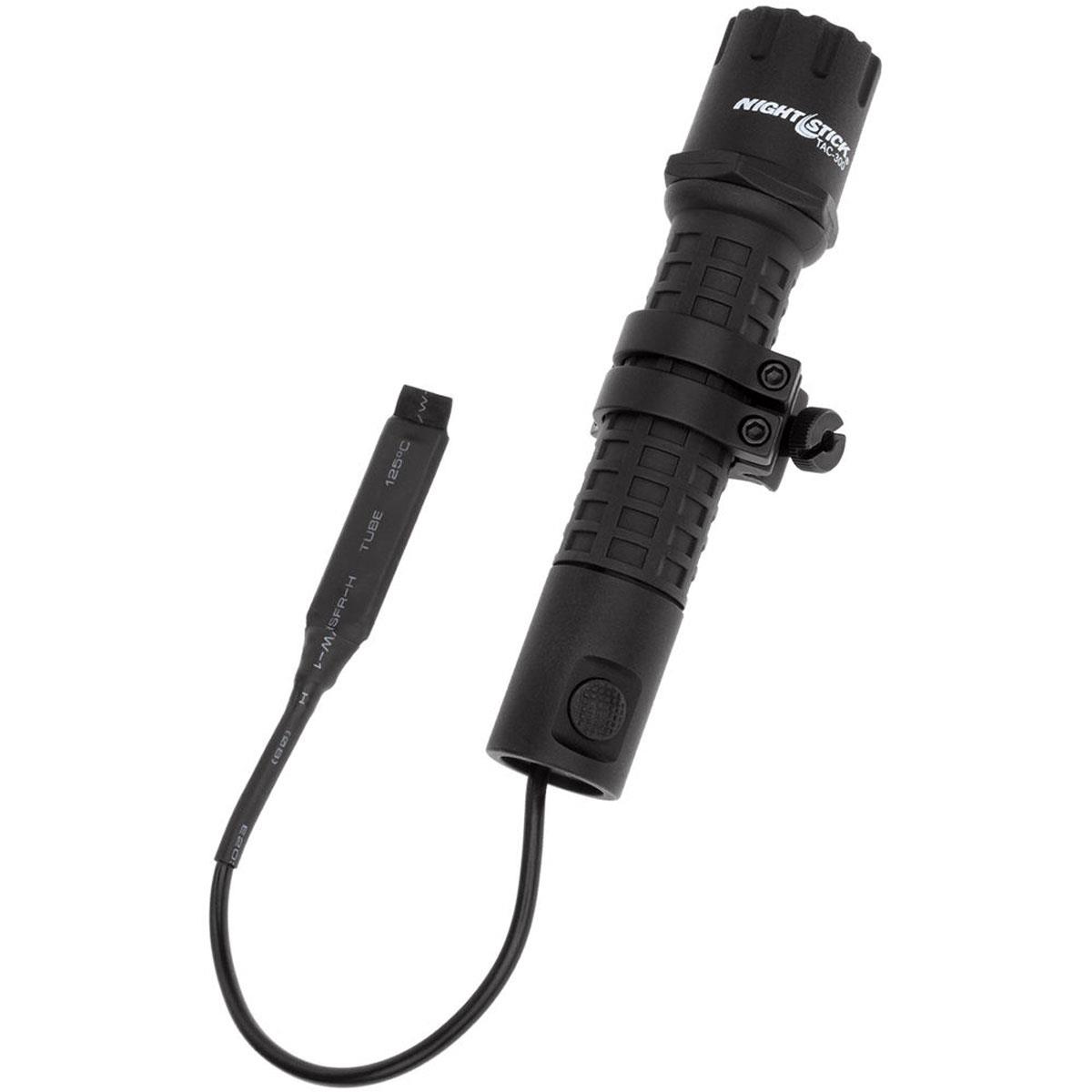 Polymer Tactical Flashlight with Long Gun Mount Kit - Nightstick TAC-300B-K01
