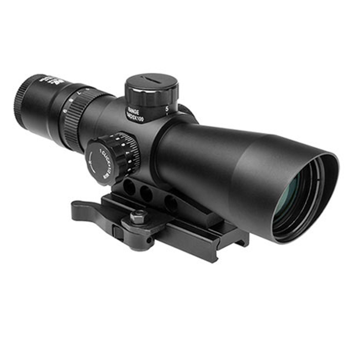 

NcSTAR 3-9x42 Mark III Gen 2 Riflescope, Illum MilDot Reticle, Integrated Mount
