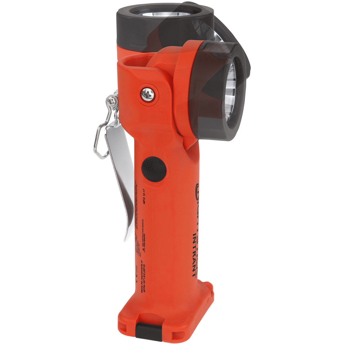 

Nightstick XPR-5568 INTRANT Rechargeable Dual-Light Angle Light, 205 Lumens, Red