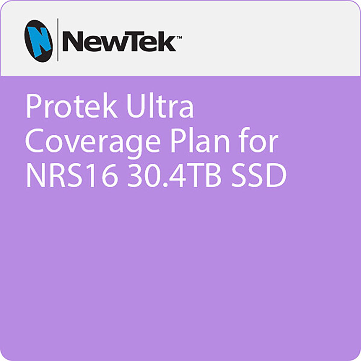

NewTek ProTek Ultra 1 Year Coverage Plan for NRS16 30.4TB SSD with 4x 10GbE