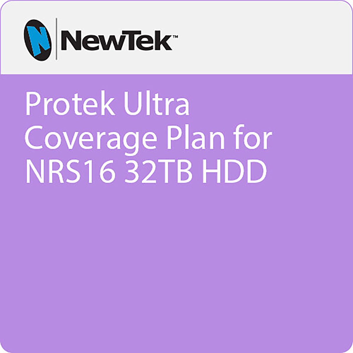 

NewTek ProTek Ultra 1 Year Coverage Plan for NRS16 32TB HDD w/4x 10GbE