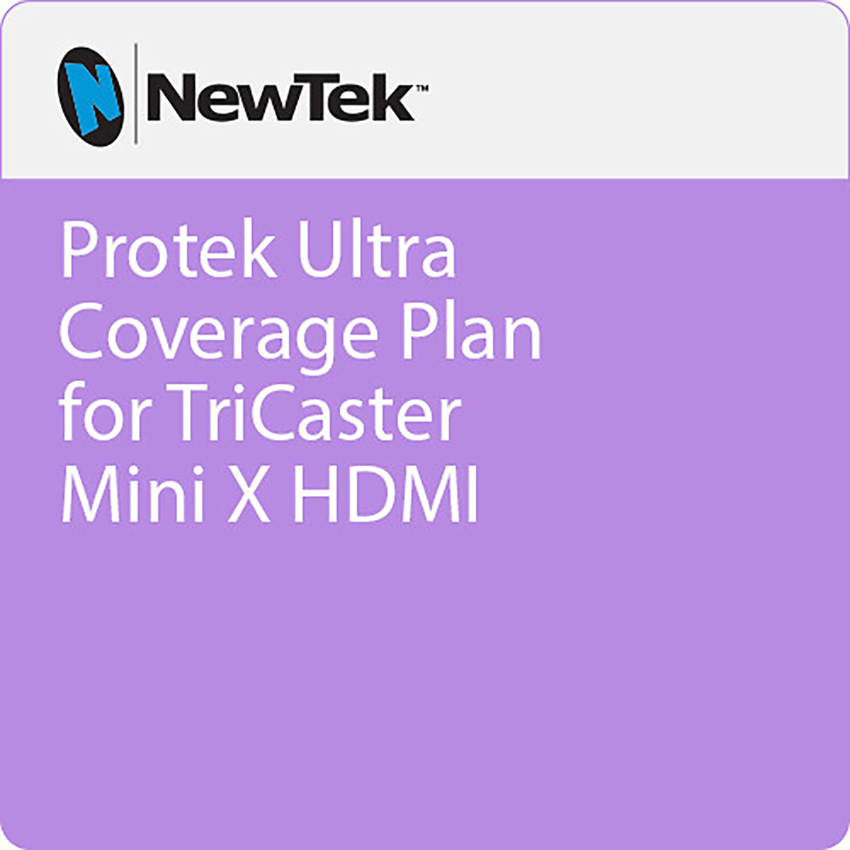 

NewTek ProTek Ultra 1 Year Coverage Plan for TriCaster Mini X HDMI, Download