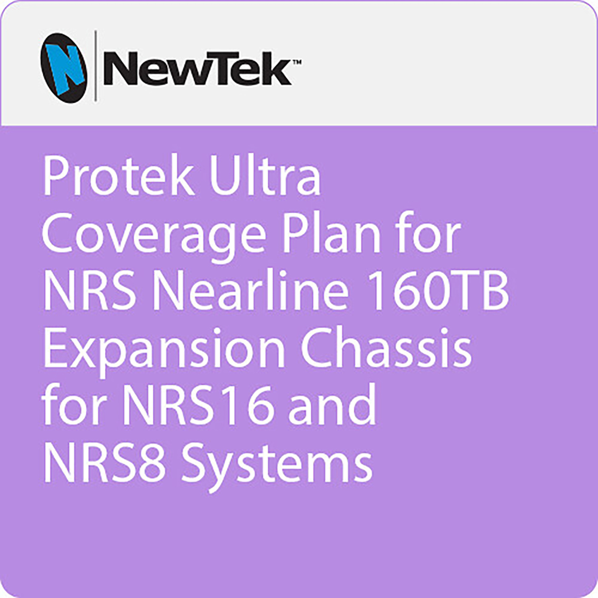 NewTek ProTek Ultra 1 Year Coverage Plan for NRS Nearline 160TB Chassis,Download