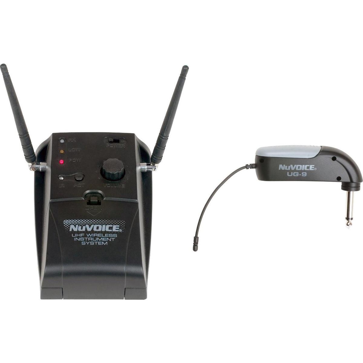 

VocoPro NuVOICE UG-9 UHF Wireless Guitar System with 90deg. Plug