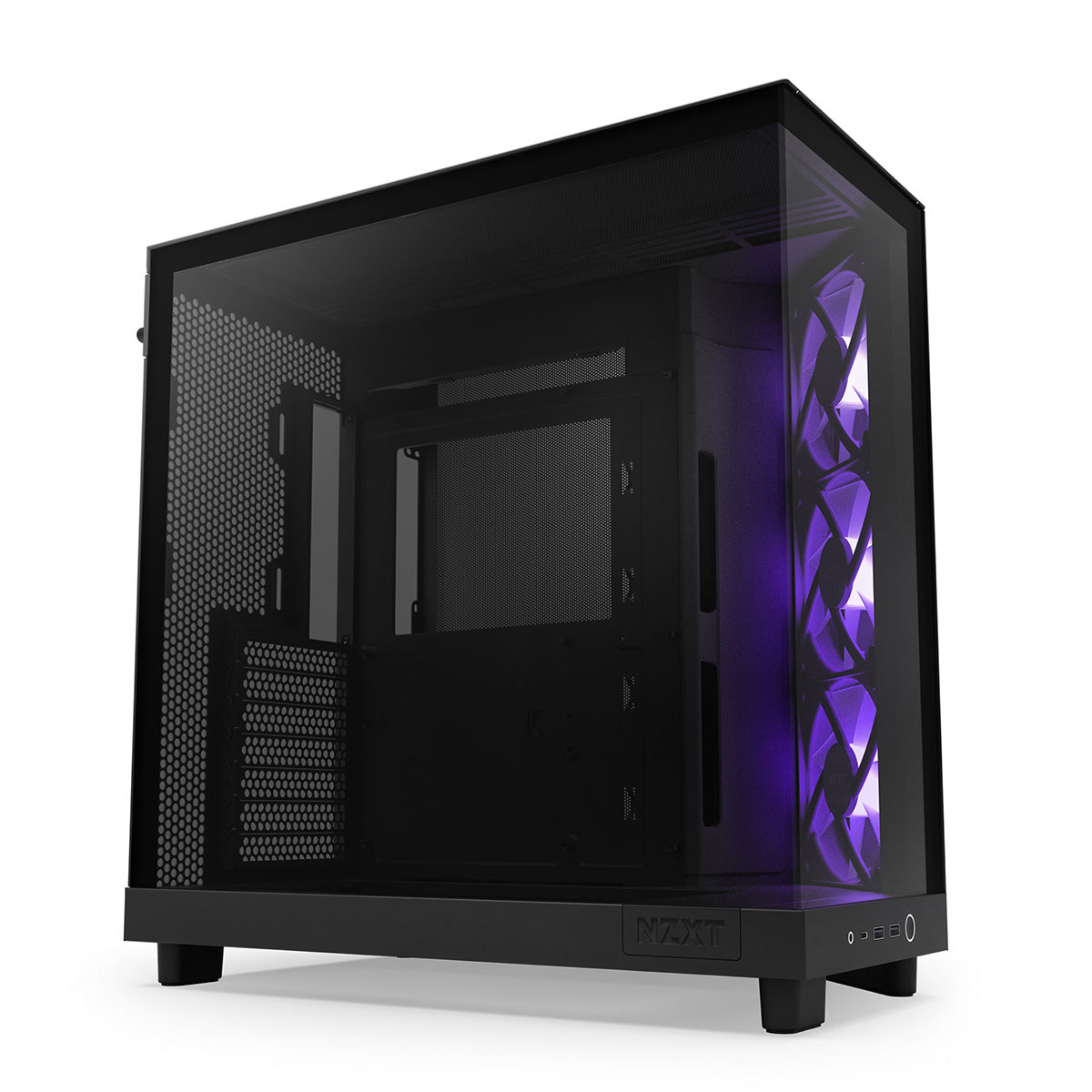 NZXT CC-H61FB-01 ブラック Amazon.com: NZXT H6 Flow | CC-H61FB-01 | Compact Dual