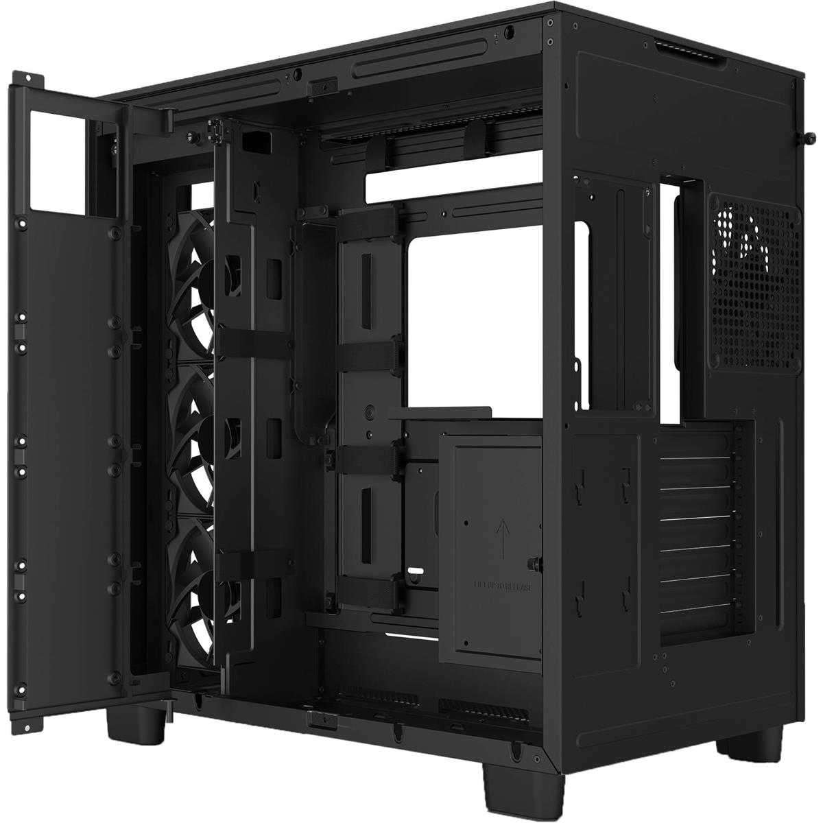 Image of NZXT H9 Flow Dual-Chamber ATX Mid-Tower Airflow Computer Case