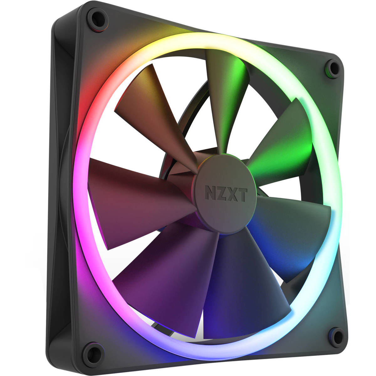 

NZXT F140 140mm Hub-Mounted RGB Core Case Fan Matte Black