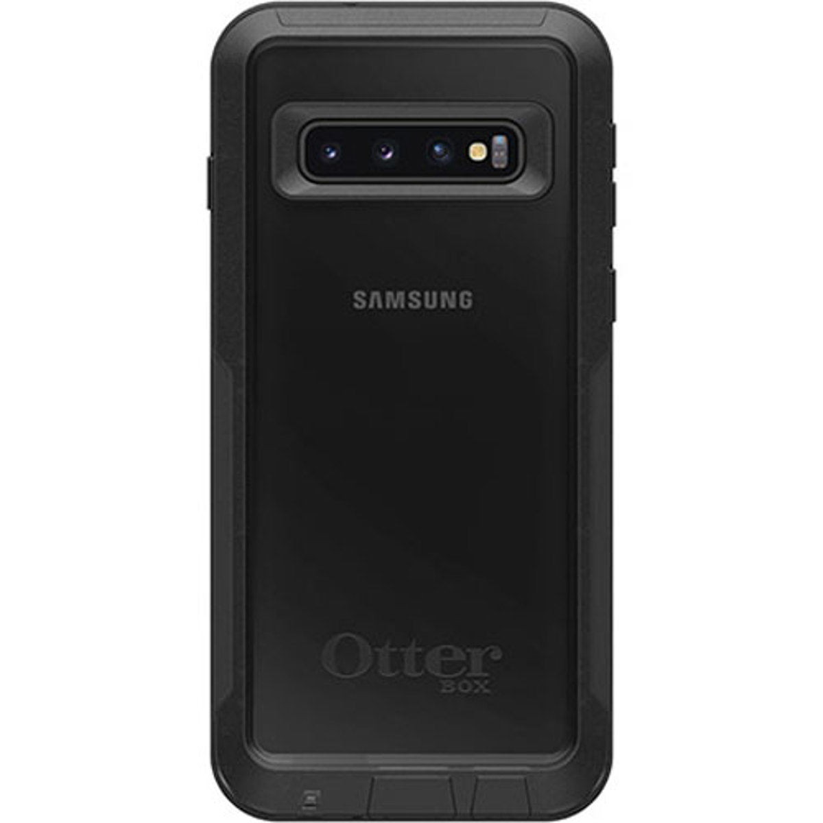 

OtterBox Pursuit Series Case for Samsung Galaxy S10 Smartphone, Black/Clear