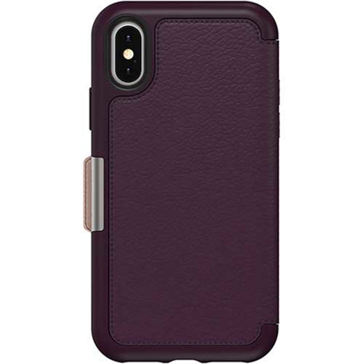 

OtterBox Strada Folio Case for Apple iPhone X/Xs, Royal Blush