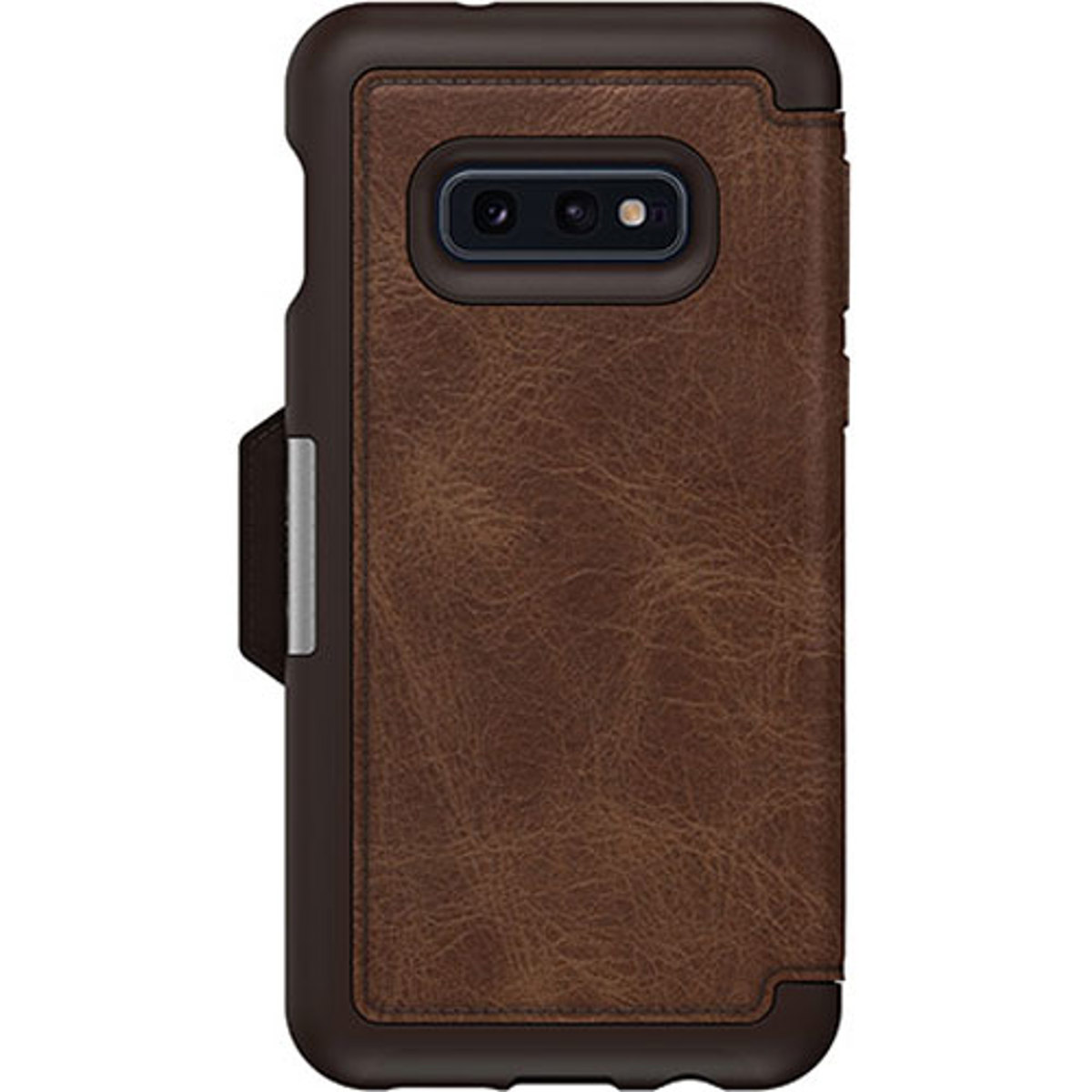 

OtterBox Strada Folio Case for Samsung Galaxy S10e Smartphone, Espresso Brown