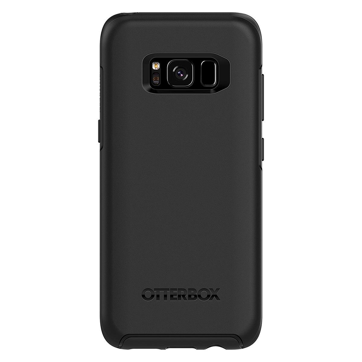 Photos - Case OtterBox Symmetry Smartphone , BLACK Galaxy S8 77-54544 