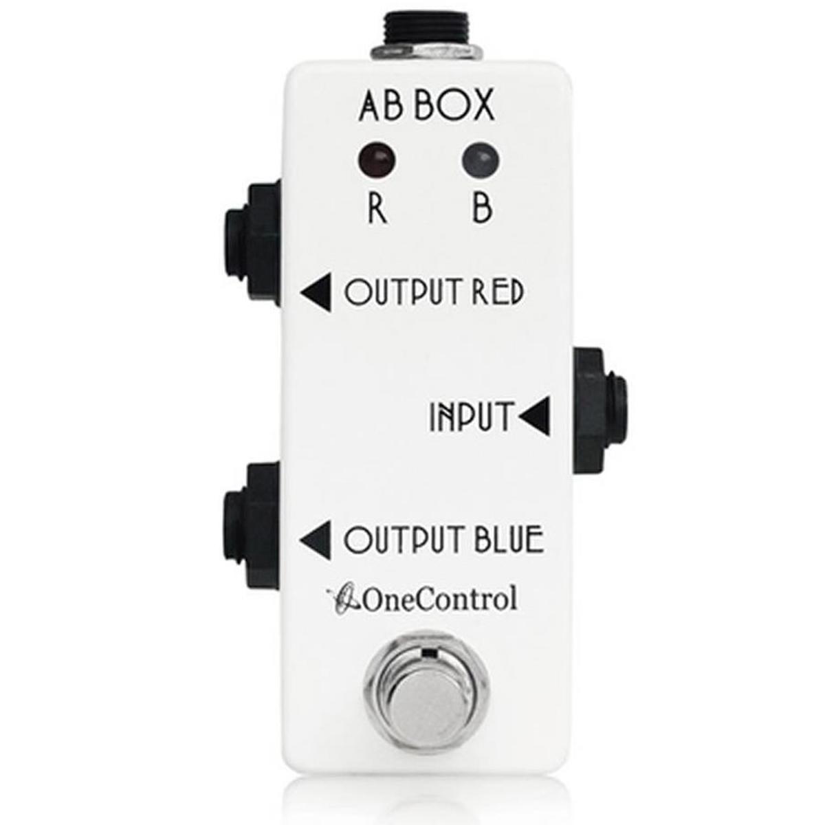 

One Control Minimal Series AB Box Pedal, 1x TS Input, 2x TS Output & Footswitch