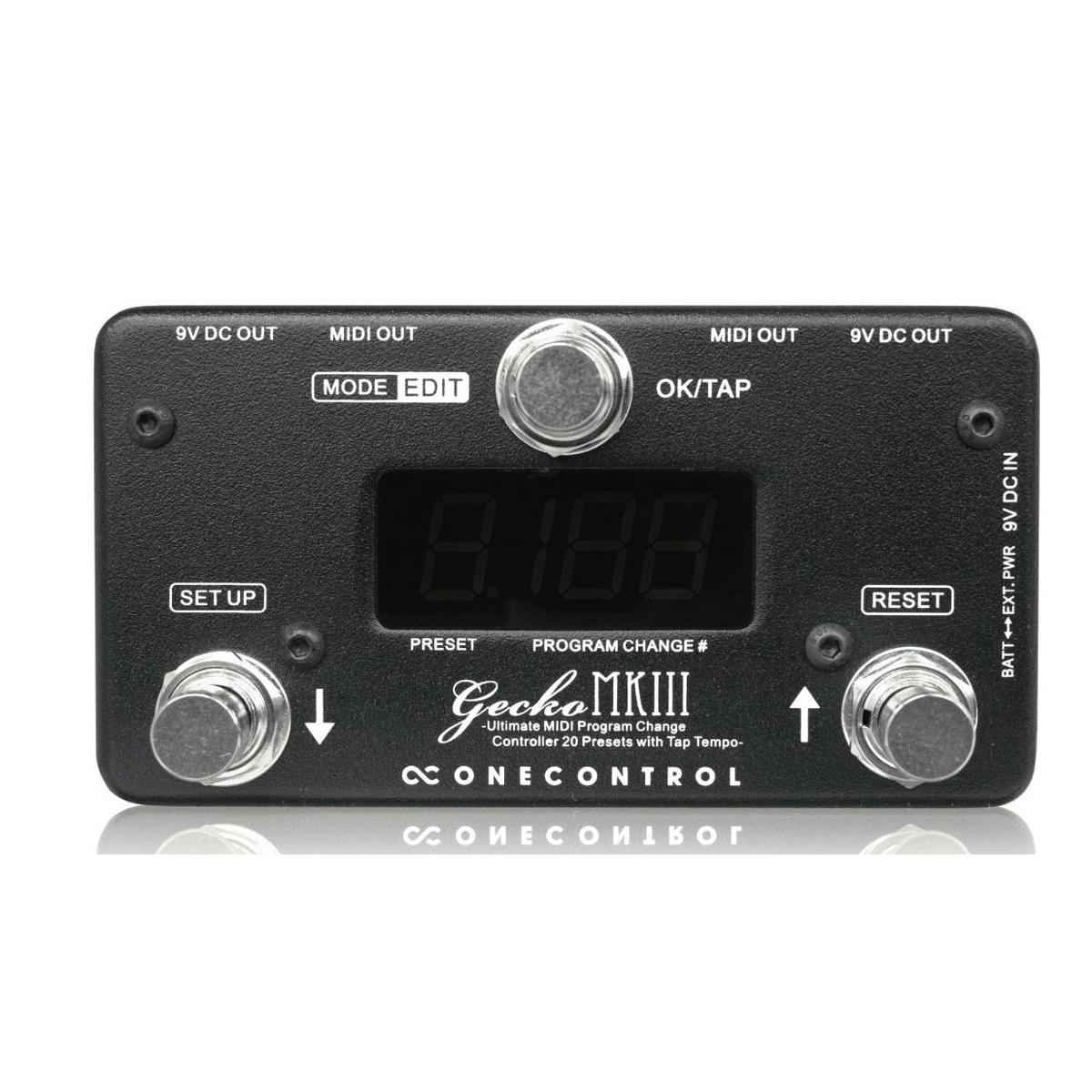 

One Control Gecko MKIII Programmable MIDI Switcher with 20 Presets